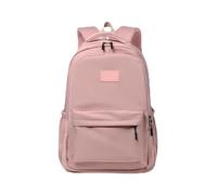 TIEZHICHESHI Water-proof Oxford backpack burden reduction simple student bag-pink