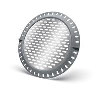 Tifanso Shower Drain Hair Catcher, 5" Shower Stall Drain Cover Hair Trap, Stainless Steel Bathtub Sink Strainer Cover with Silicone Rim, Round Flat Filter Screen Protector for Bathroom Floor