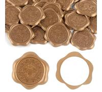 TIFDANNA 30PCS Wax Seal Stickers,Honey Bees Wedding Invitation Envelope Seal Stickers,30 PCS Bees Self- adhesive Dusty Gold Stickers,Perfect for Invitation,Christmas,Gift Wrapping,Birthday Party