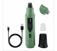 Tife Electric Dog Nail Grinder 7-Speed 2.0 Upgraded with LED Light | 360° Shadow-Free LED, 3 Grinding Ports, Low Noise & Vibration, Small to Large Dogs, For Dogs & Cats