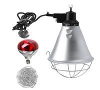 tifee 250W Infrared Heat Lamp for Poultry - with 2.5m Cable & 2m Hanging Chain, 2 Energy-Saving Switches, Brooder Bulb for Chickens, Ducks, Puppies, Piglets & Livestock