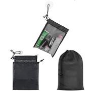 tifee Waterproof Multifunctional Toiletry Shower Bag for Gym,Shower Bag Tote, Mesh Caddy Toiletry Organizer, Compact and Lightweight With Suction Cup, Cord for Hanging, Zipper and Drawstring Pouch