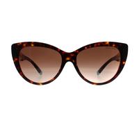 Tiffany Cat Eye Havana Brown Gradient Tf4196 Brown One Size