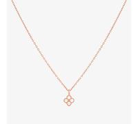 Tiffany Clover cubic pendant necklace - 41cm / 18k rose gold vermeil