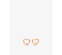 Tiffany & Co Tiffany & Co Elsa Peretti Open Heart Earrings In 18ct Rose Gold 18K Rose Gold 1 Size