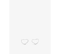 Tiffany & Co Tiffany & Co Elsa Peretti® Open Heart Sterling Silver Hoop Earrings Silver
