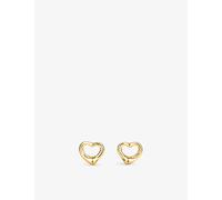 Tiffany & Co Tiffany & Co Elsa Peretti Open Heart Stud Earrings Gold