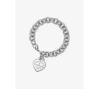 Tiffany & Co Tiffany & Co Return To Tiffany Heart Tag Medium Sterling Silver and 0.02ct Diamond Bracelet Silver S
