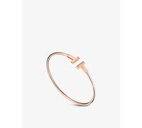Tiffany & Co Tiffany & Co T Wire 18ct Rose-Gold Bracelet Rose Gold L