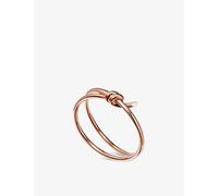 Tiffany & Co Tiffany & Co Tiffany Knot Double Row 18ct Rose-Gold Hinged Bangle Rose Gold M