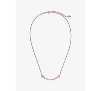 Tiffany & Co Tiffany & Co Tiffany T Smile Medium 18ct Rose-Gold and 0.19ct Round-Brilliant Diamond Pendant Necklace 18K Rose Gold 16-18In