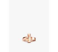 Tiffany & Co Tiffany & Co Tiffany T T1 Wide 18ct Rose-Gold Ring 18K Rose Gold 7
