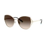 Tiffany & Co. Woman Sunglass TF3072 - Frame color: Pale Gold, Lens color: Brown Gradient
