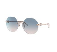 Tiffany & Co. Woman Sunglass TF3077 - Frame color: Rubedo, Lens color: Blue