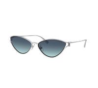 Tiffany & Co. Woman Sunglass TF3095 - Frame color: Silver, Lens color: Azure Gradient Blue