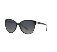 Tiffany & Co. Woman Sunglass TF4089B - Frame color: Black On Tiffany Blue, Lens color: Polar Grey Gradient