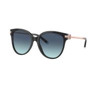 Tiffany & Co. Woman Sunglass TF4193B - Frame color: Black, Lens color: Azure Gradient Blue