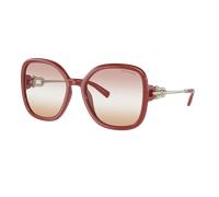 Tiffany & Co. Woman Sunglass TF4202U - Frame color: Solid Burgundy, Lens color: Gradient Pink Gradient Brown