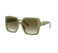 Tiffany & Co. Woman Sunglass TF4206U - Frame color: Khaki, Lens color: Light Grey Gradient Green