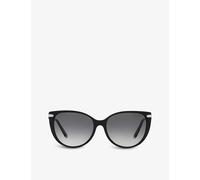 Tiffany & Co Womens Black Tf4178 T Cat Eye-frame Acetate Sunglasses 57mm