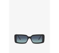 Tiffany & Co Womens Black Tf4197 Rectangle-frame Acetate Sunglasses 62x17mm