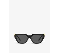 Tiffany Woman TF4205U 8001S4 Sunglasses Injected Black Grey Geometric Normal Shaded
