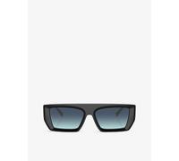 Tiffany & Co. Woman Sunglass TF4214U - Frame color: Black, Lens color: Azure Gradient Blue