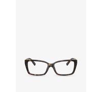 Tiffany & Co Womens Brown Tf2239u Rectangle-frame Injected Glasses