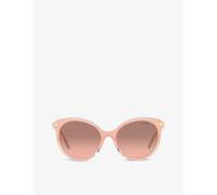 Tiffany & Co Womens Pink Tf4189b Polyamide and Acetate Cat-eye Sunglasses 49.6mm