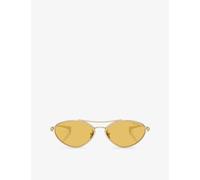 Tiffany & Co Womens Tiffany & Co Tf3117 Irregular-Frame Metal Sunglasses Gold