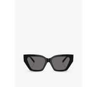Tiffany & Co Womens Tiffany & Co Tf4218 Irregular-Frame Acetate Sunglasses Black