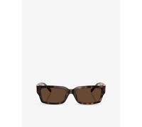 Tiffany & Co Womens Tiffany & Co Tf4226U Rectangle-Frame Tortoiseshell Acetate Sunglasses Brown