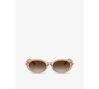 Tiffany & Co Womens Tiffany & Co Tf4242D Round-Frame Acetate Sunglasses Cream
