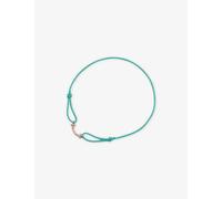 Tiffany & Co Womens Tiffany & Co Tiffany T Smile 18ct Rose-Gold and 0.03ct Diamond Cord Bracelet 18K Rose Gold M-XL