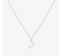 Tiffany Cubic crescent moon pendant necklace - 925 sterling silver