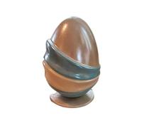 TIFFANY Dark 54% Chocolate Luxury Easter Egg (Dark 54% Chocolate with White Chocolate Mini Eggs)