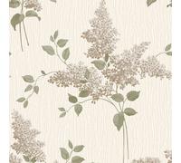 Tiffany Fiore Floral Textured Wallpaper Belgravia Dark Grey One Size