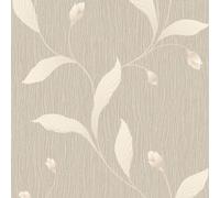 Tiffany Floral Trail Textured Heavyweight Vinyl Wallpaper Beige Belgravia 41337