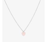 Tiffany Heart rose quartz necklace - 925 sterling silver