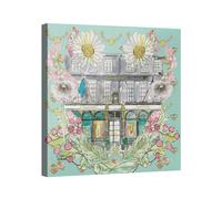 Tiffany In Full Bloom Canvas Print Claire Louise Multi W16 inch x H16 inch