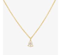 Tiffany Plain oval cubic pendant necklace - 41cm / 18k gold vermeil