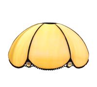 Tiffany Shade Replacement 8" Simple Warm Stained Glass Lamp Shade Handmade Thanksgiving Decor Lampshades Accessories Fit for Table Lamp Pendant Light Floor Lamps