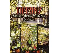 Tiffany Stained Glass Windows: 24 Ready-to-Mail Full-Colour Postcards (Dover Postcards)