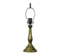 Tiffany Style Table Lamp Base Replacement Only 19 Inches High Zinc Alloy Lamp Base Replacement Fit for 12 Inch Tiffany Style Stained Glass Lampshades