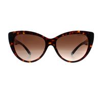 Tiffany Cat Eye Havana Brown Gradient Tf4196 Brown One Size