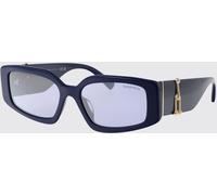 TIFFANY Sunglasses Woman color Blue - Size: 54 - female