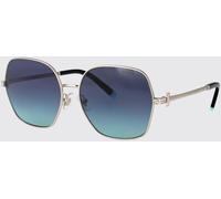 TIFFANY Sunglasses Woman color Silver - Size: 59 - female