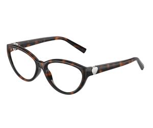 Tiffany TF2287U 8015 Woman Optical frames Injected Turtle Transparent Cat Eye Normal