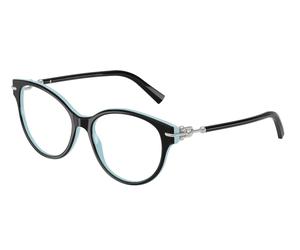 Tiffany TF2289 8055 Woman Optical frames Acetate Black Transparent Cat Eye Normal