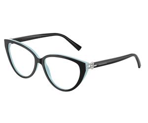 Tiffany TF2292 8055 Woman Optical frames Acetate Black Transparent Cat Eye Normal